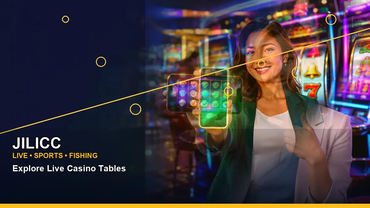 JILICC high-energy coins casino cashback rewards in a right-framed layout for Philippine players