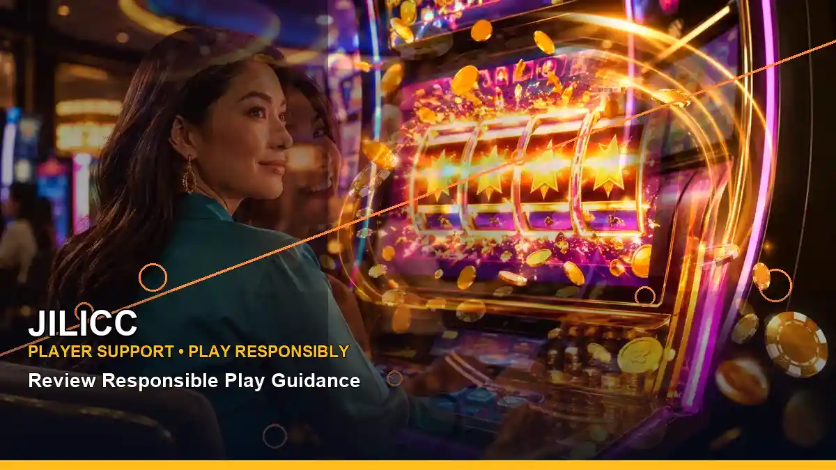JILICC high-energy casino cashback rewards in a left-diagonal layout for Philippine players